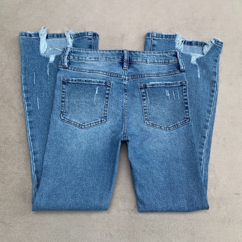 Forever 21 Kids Mid Rise Flare Jeans Sz 13-14 - Picture 8 of 16